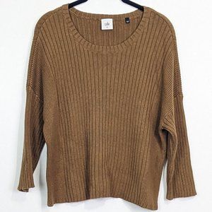 COPY - Cabi Luna Dolman Ribbed Pullover Cropped Sweater Style 3364 Size M